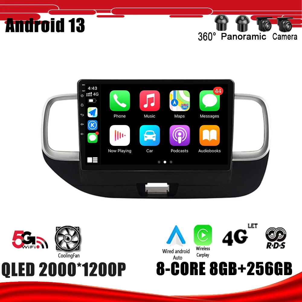 

Автомобильный мультимедийный плеер для Hyundai Venue RHD 2019-2021, Android 13, GPS, DSP, Carplay, Wi-Fi