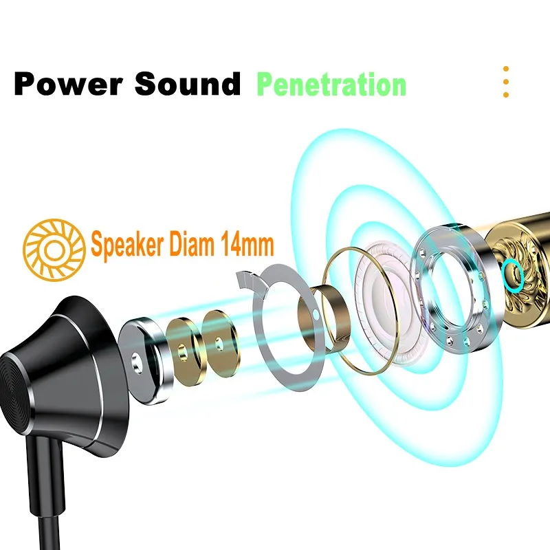 Спортивные водонепроницаемые наушники bluetooth 5 0 магнитные с шейным ободом