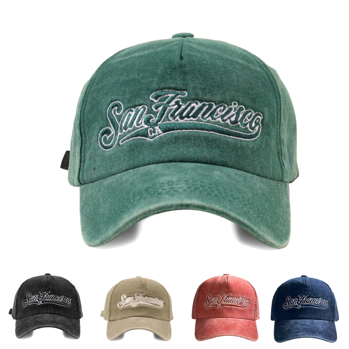 

IL KEPS San Francisco Embroidered Trucker Hat Women's Cap For Male Men's Baseball Cap Kpop Sports Sun Hat Snapback Retro BQM333