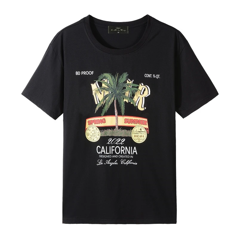 Футболка мужская с коротким рукавом 100% хлопок круглым вырезом | Мужская одежда