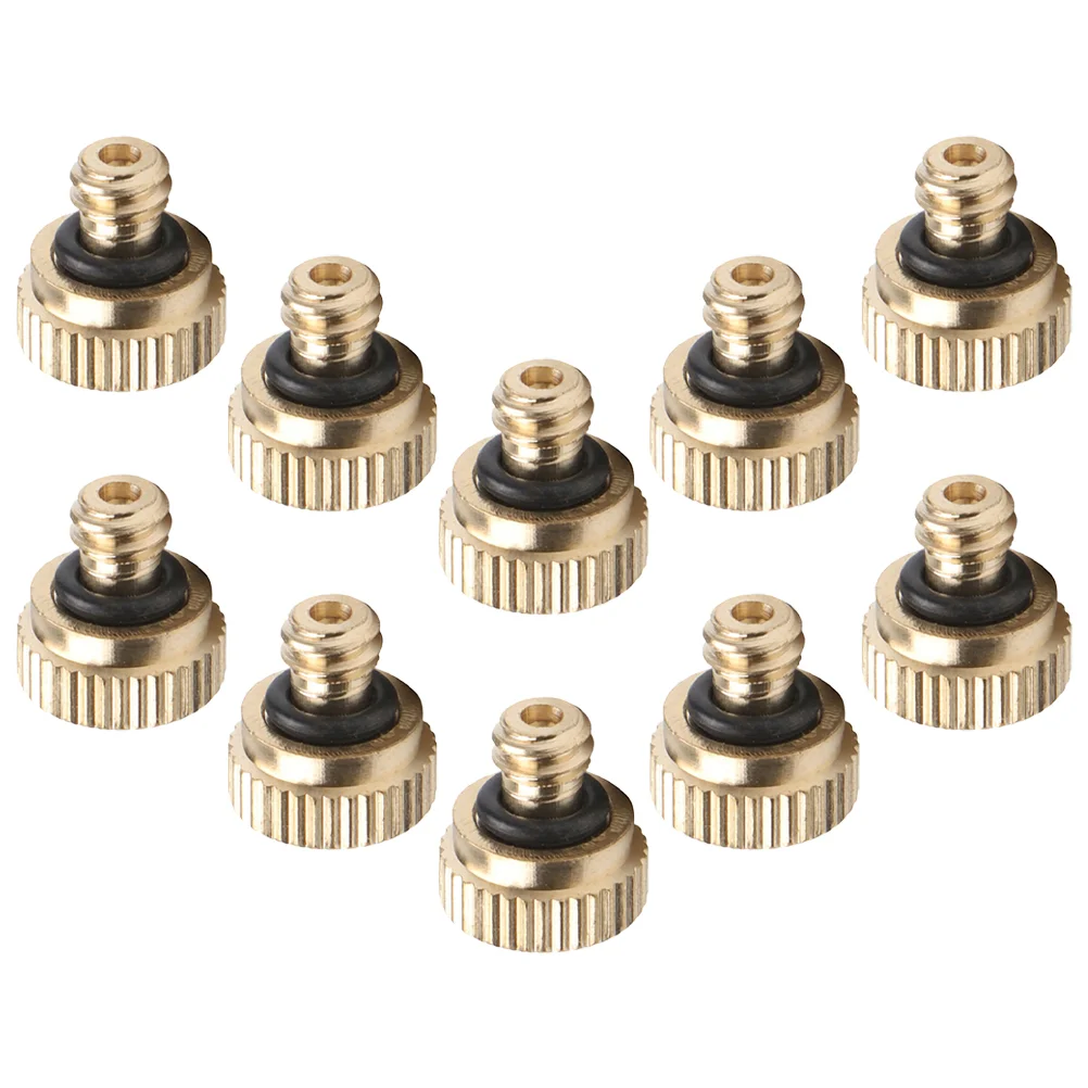 

10 Pcs Garden Hose Sprayer Low Pressure Misting Nozzle Copper Small Nozzles Atomizing Fine Mister