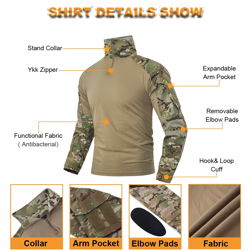 SINAIRSOFT Тактическая мужская рубашка G3 для стрельбы футболка уличная Gen3 страйкбола