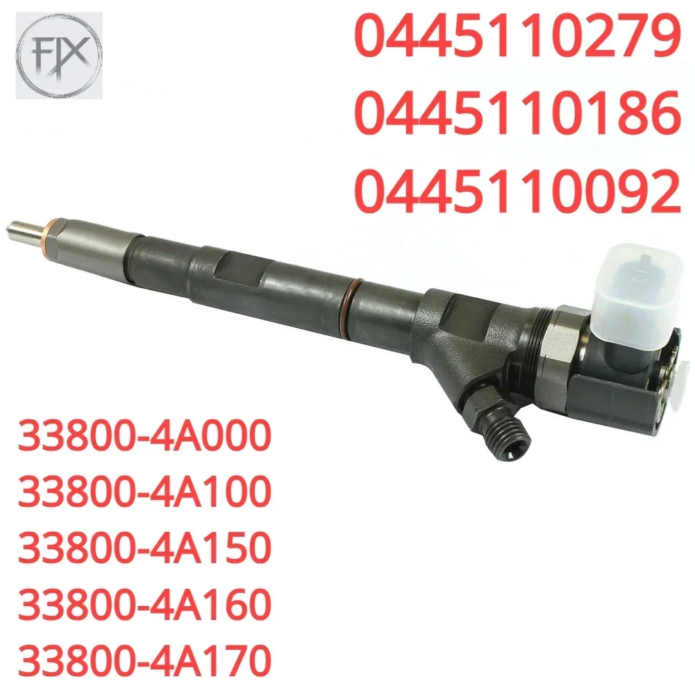 Для HYUNDAI H1 (STAREX) / KIA SORENTO 2.5 CRDi 2002- новая форсунка дизельного топлива в сборе 0445110279