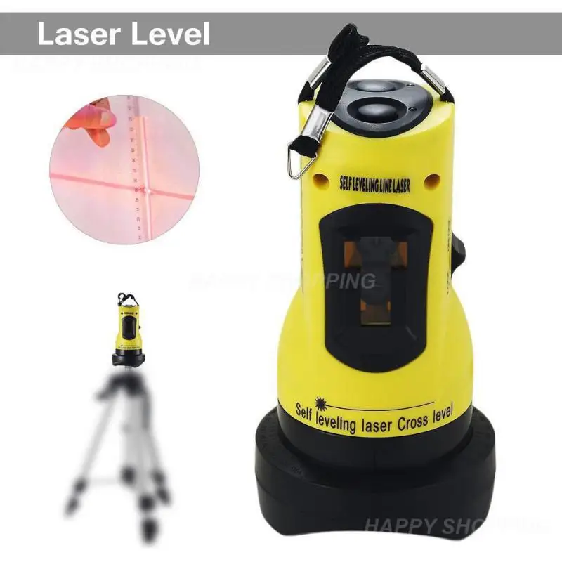 

360° Degree Rotary Laser Level Self-Levelling Cross Line Measuring Vertical Measuring Orthogonal Measuring Without Tripod
