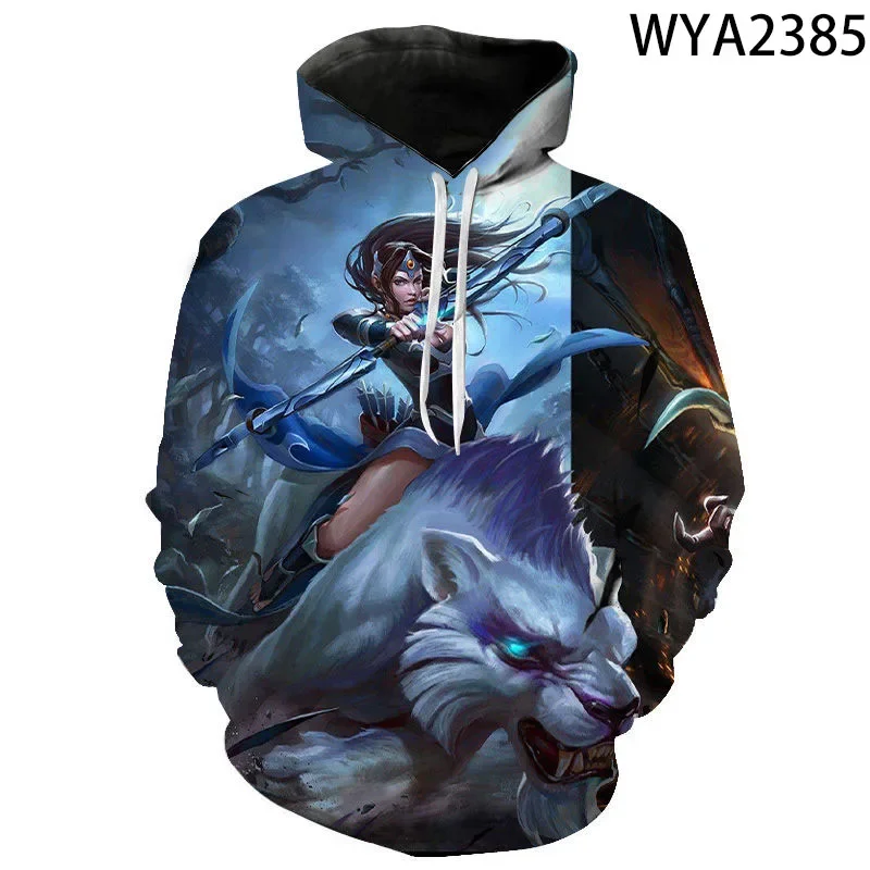 New Game Dota 2 3D Printing Hoodie Men Women Hip Hop Streetwear Oversized Pullovers Y2k Harajuku Hooded Sweatshirts Kids Clothes