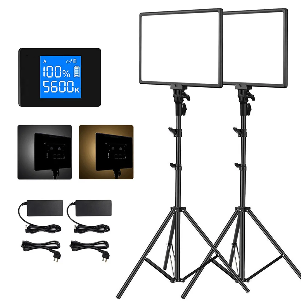 Лампа для фотоаппарата 40 Вт, 3200k-5600K, фотография