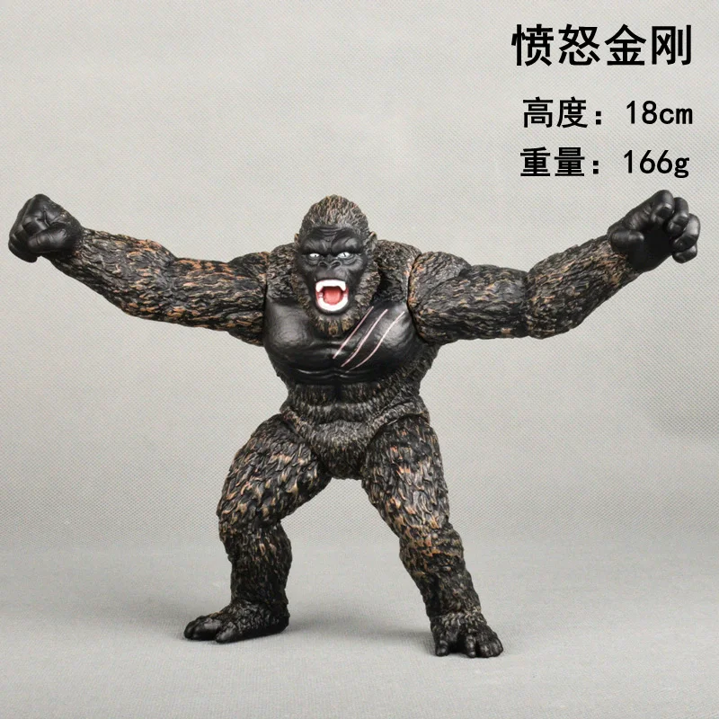 Фото 10 ТИПОВ Фигурок King Kong против Godzilla с подвижными суставами, модели горилл из ПВХ, коллекционные статуэтки, игрушки, подарки №5