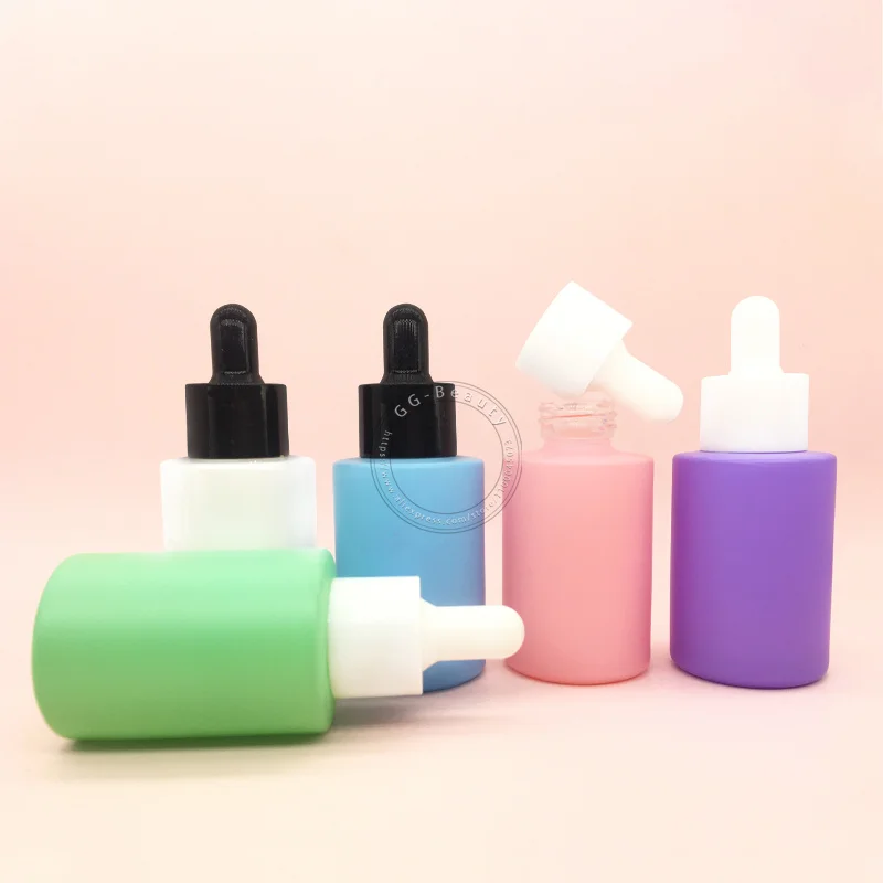 

30 ML Glass Dropper Bottles with Pipette Electronic Cigarette Alcohol Cosmetic Cans Vials Skin Care Portable Refillable Bottle