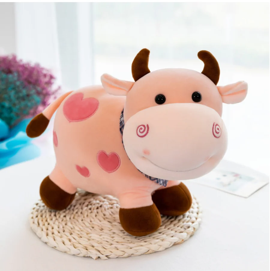 

Cartoon Cute Cow Plush Toy Soft Animal Cattle Plush Toy Kawaii Bull Doll