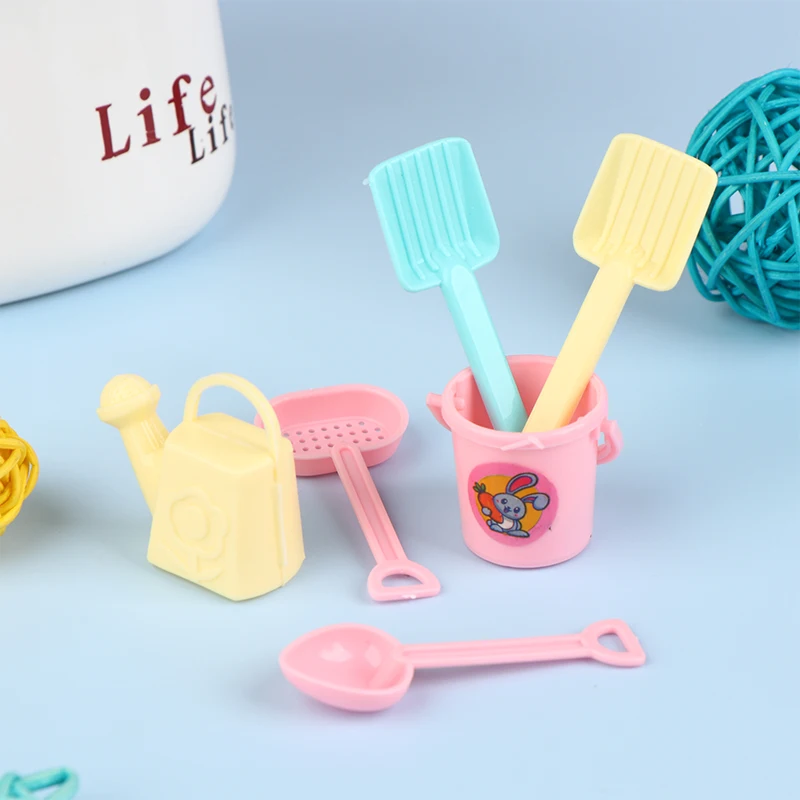 

6pcs Mini Doll Accessories Household Planting tools for Doll Accessories For Barbies Dollhouse Kids Educational Toy
