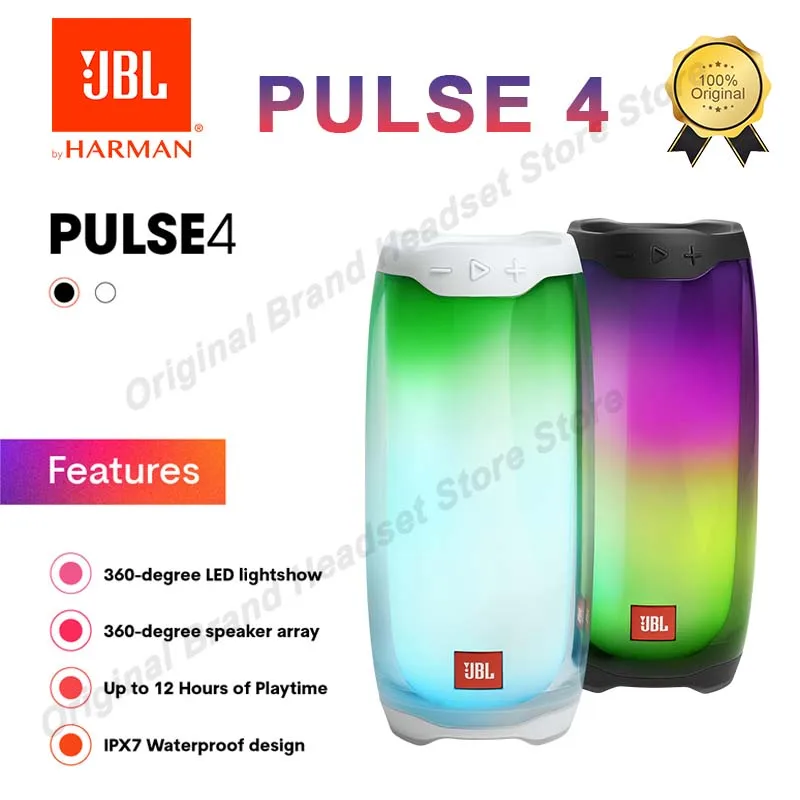 

100% Originalsd Wireless Bluetooth speaker Portable IPX7 Waterproof Light Show Party Speaker Stereo Sound with LED APP