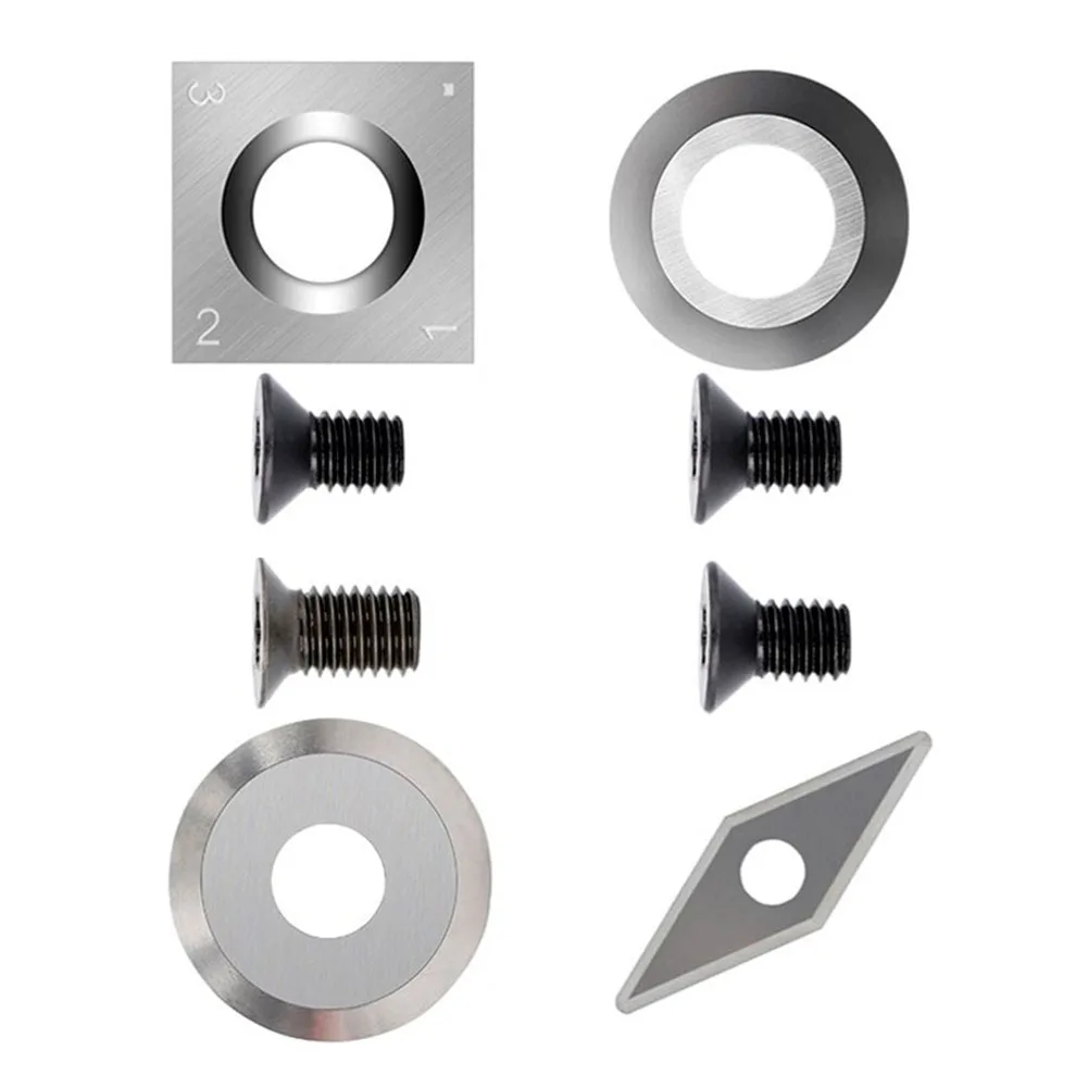 

Professional Grade For Wood Lathe Turning Finisher Hollow Tool 8pcs Carbide Insert Cutter Set for Fine Finishing