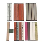 Белый корундовый Алмазный стационарный точильный камень с фиксированным углом, зеркальная шлифовка, корректирующий камень, набор кожаной одежды