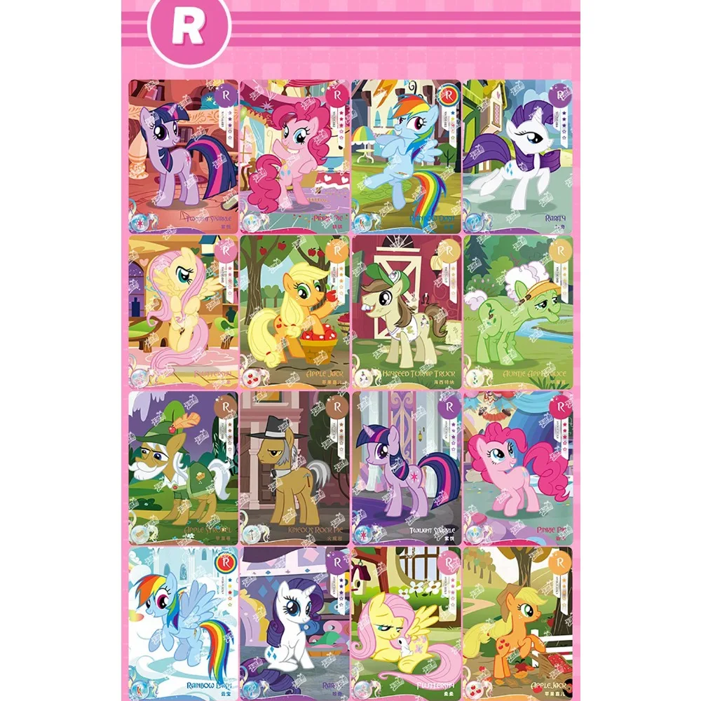 Подлинная карта Kayou My Little Pony для детей Rainbow Dash Twilight Sparkle Apple Jack Limited коллекционная