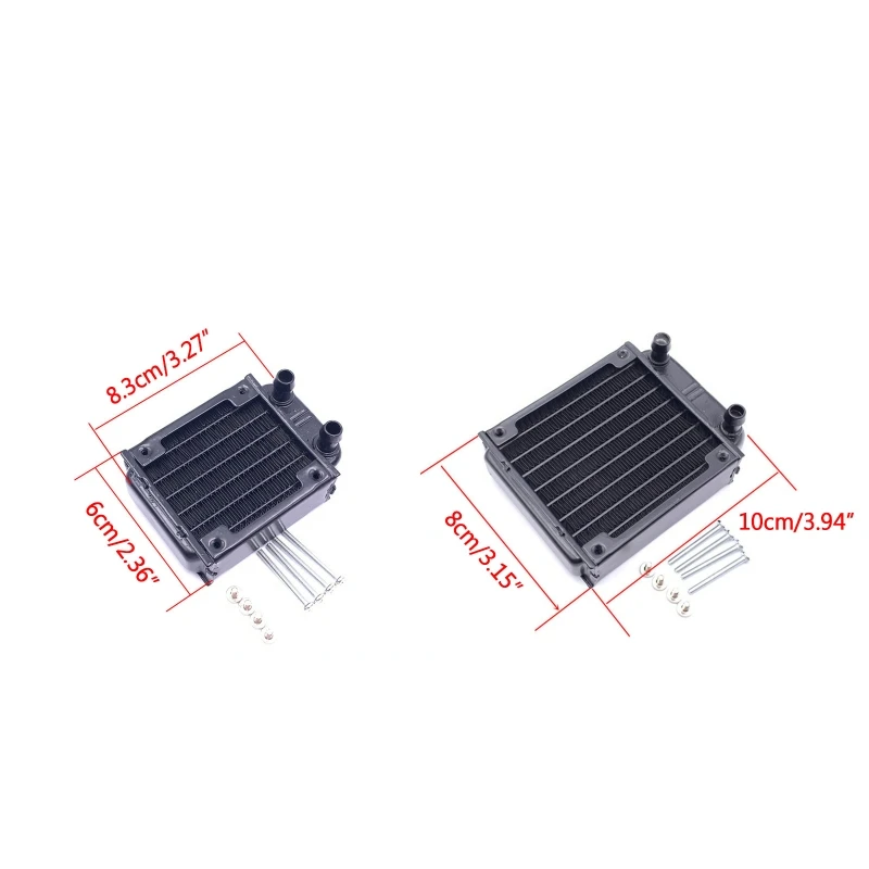 Cooling Drain Water Cool System Heat Exchanger Liquid Cooling Radiator for Pc Water Cooling System 60MM 80MM B36A images - 6