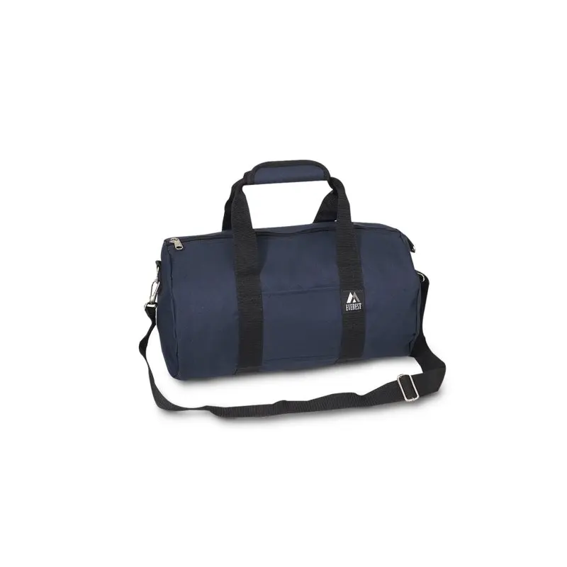 Unisex 16-Inch Round Duffel Bag Black