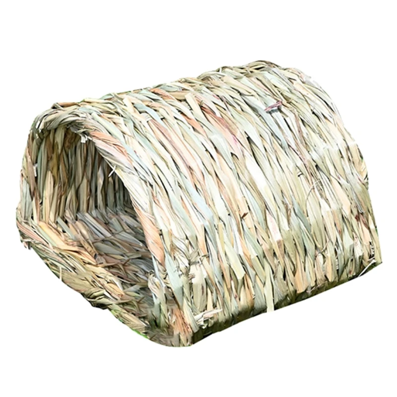 

Rabbit Grass Bed Bunny for Hay Nest Small Animal Chew for Teeth Woven Tunne