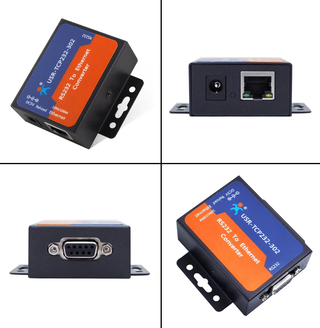 10 шт. Стандартный Серийный порт RS232/RS485/RS422 для Ethernet-сервера TCP/IP систем