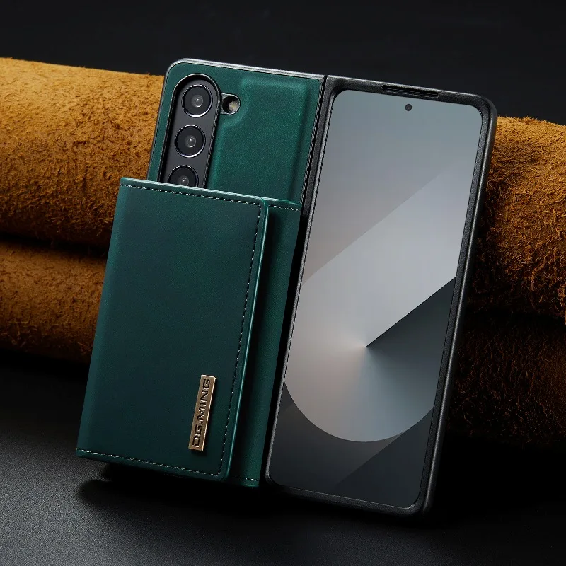 Магнитный чехол-кошелек 2 в 1 с отделениями для карт чехол телефона Samsung Galaxy Z Fold 6/Z