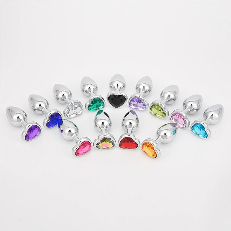 Без вибратора металлический кристалл анальная пробка мужской массажер простаты