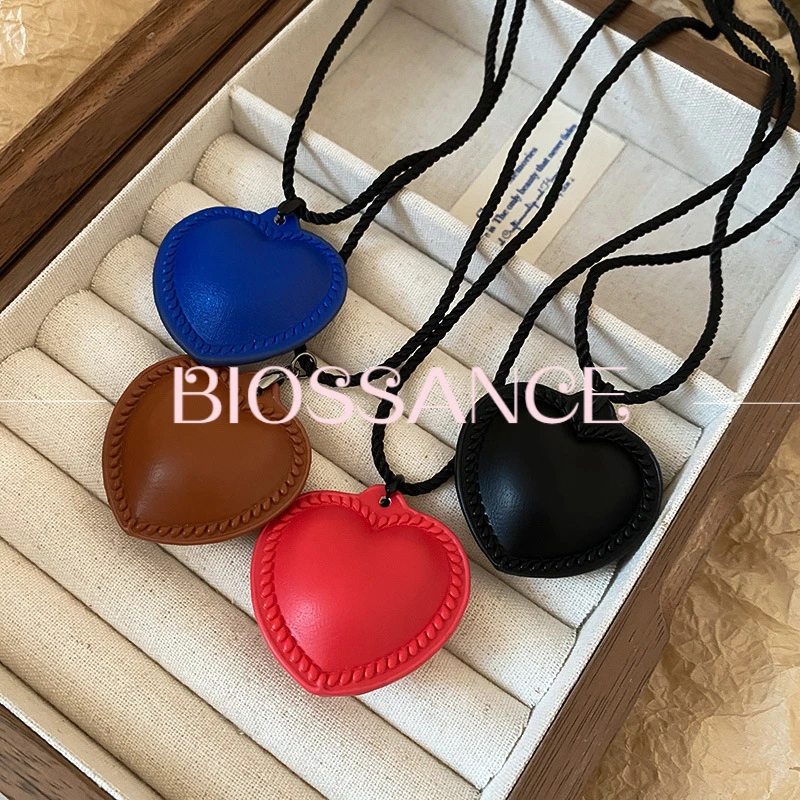 BIOSSANCE модный зажим для солнцезащитных очков из искусственной кожи подвеска Love