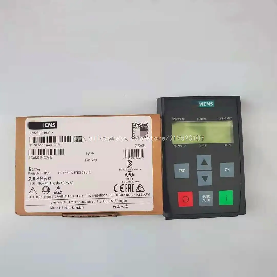 

Brand new G120 inverter control panel BOP-2 Inverter operation panel 6SL3255-0AA00-4CA1