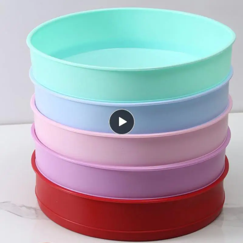 

Widely Used Silicone Mold Silicone Material No Dirt Will After Cleaning Circular Silicone Cake Mold Non Adhesive Material