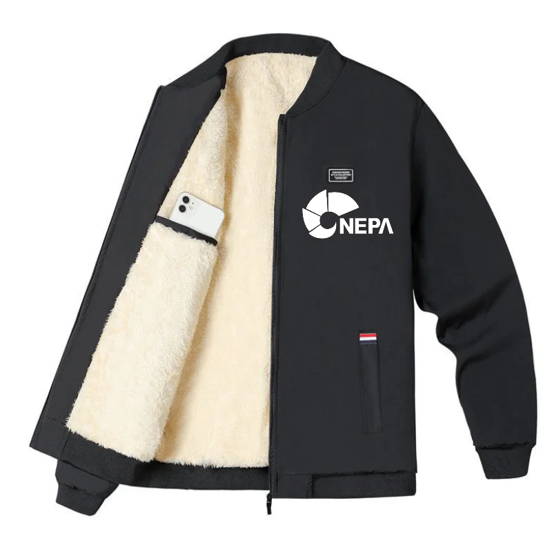 

Autumn and Winter 2023 New Jacket Plushed and Thickened Versatile Standing Collar Casual Baseball Jersey Men's Jacket