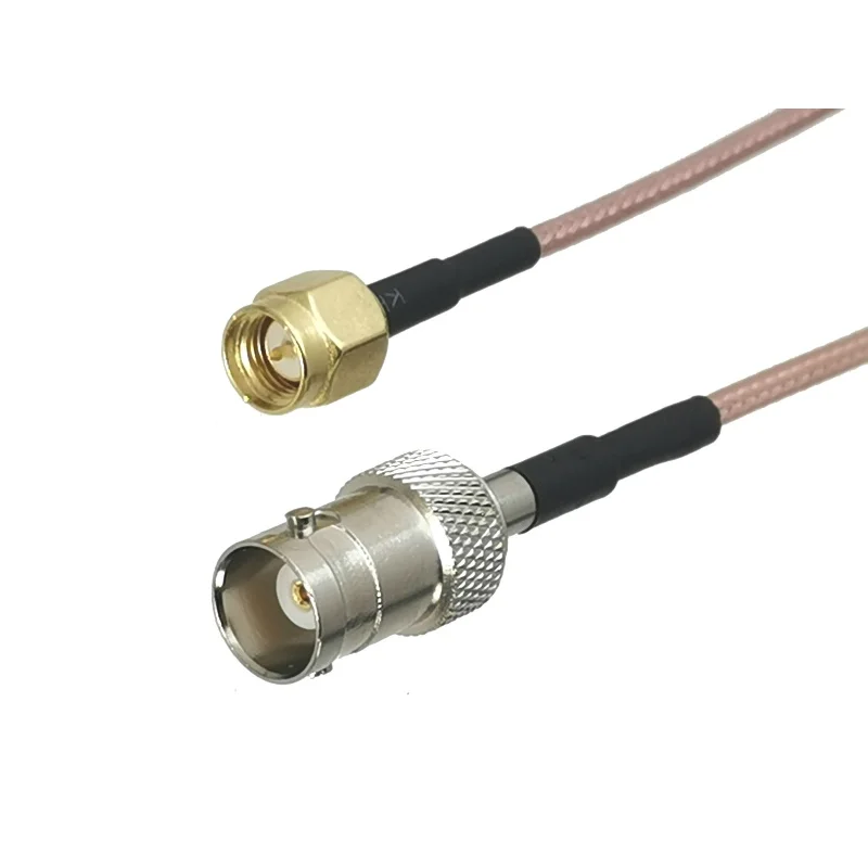 

1Pcs RG316 SMA Male Plug to BNC Female jack Connector RF Coaxial Jumper Pigtail Cable For Radio Antenna 4inch~10M
