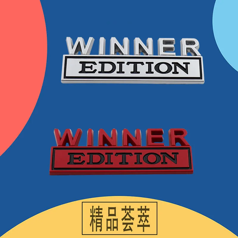 3D автомобильный Стайлинг WINNER EDITION для SEAT Suzuki Toyota Renault Skoda vw Audi BMW Автомобильная
