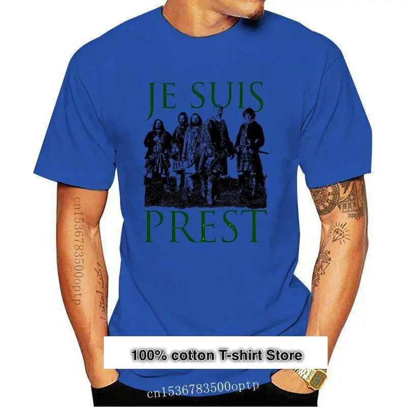 

Camiseta de Outlander Je Suis Prest para hombre, camisa divertida de Clan, novedad