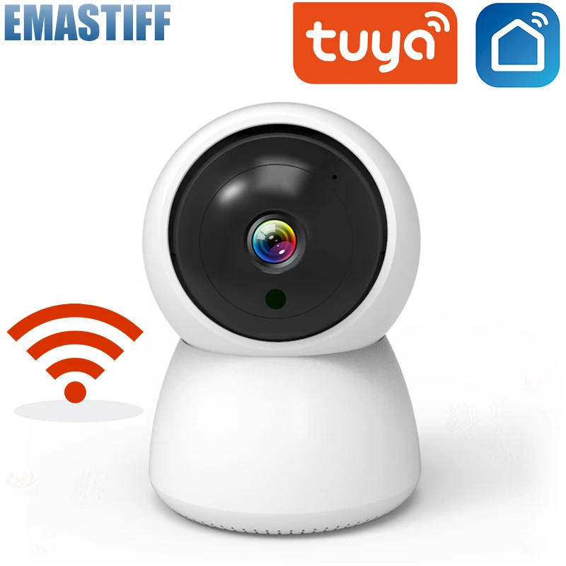 HD 1080P IP Camera Tuya Smartlife App Surveillance Security WiFi Baby Monitor Wireless Mini CCTV Indoor Home Camera Smart Alarm
