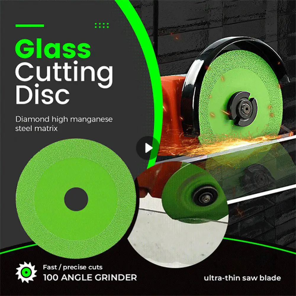 

100mm Glass Cutting Disc Diamond Marble Saw Blade Ceramic Tile Jade Special Polishing Cutting Blade Sharp Brazing Grinding Disc