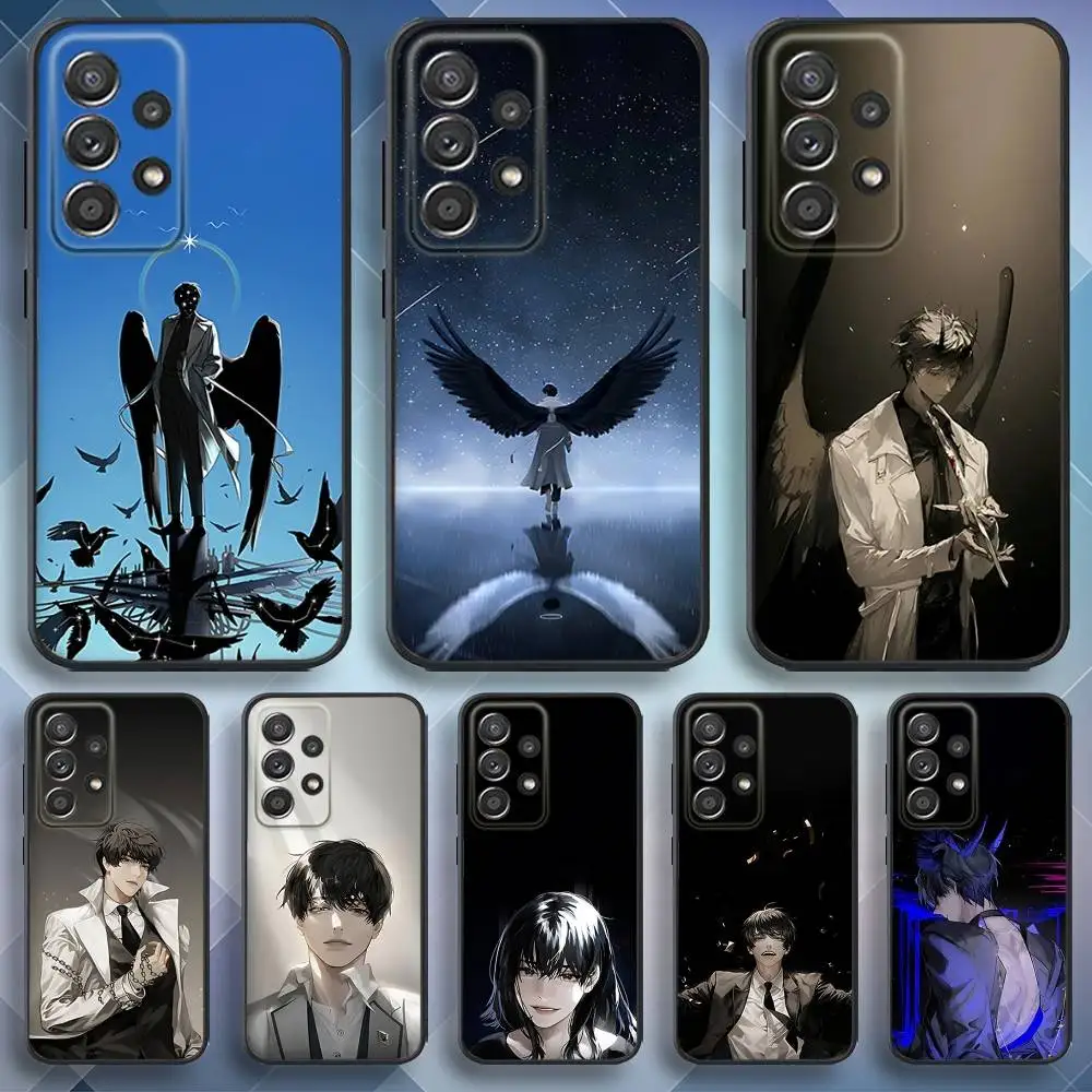 Фото Чехол для телефона O-Omniscient Reader Anime для Samsung S 25,24,23,22,30,21,10,9,Ultra,Plus,Lite,FE,4,5 G, мягкий черный чехол №1