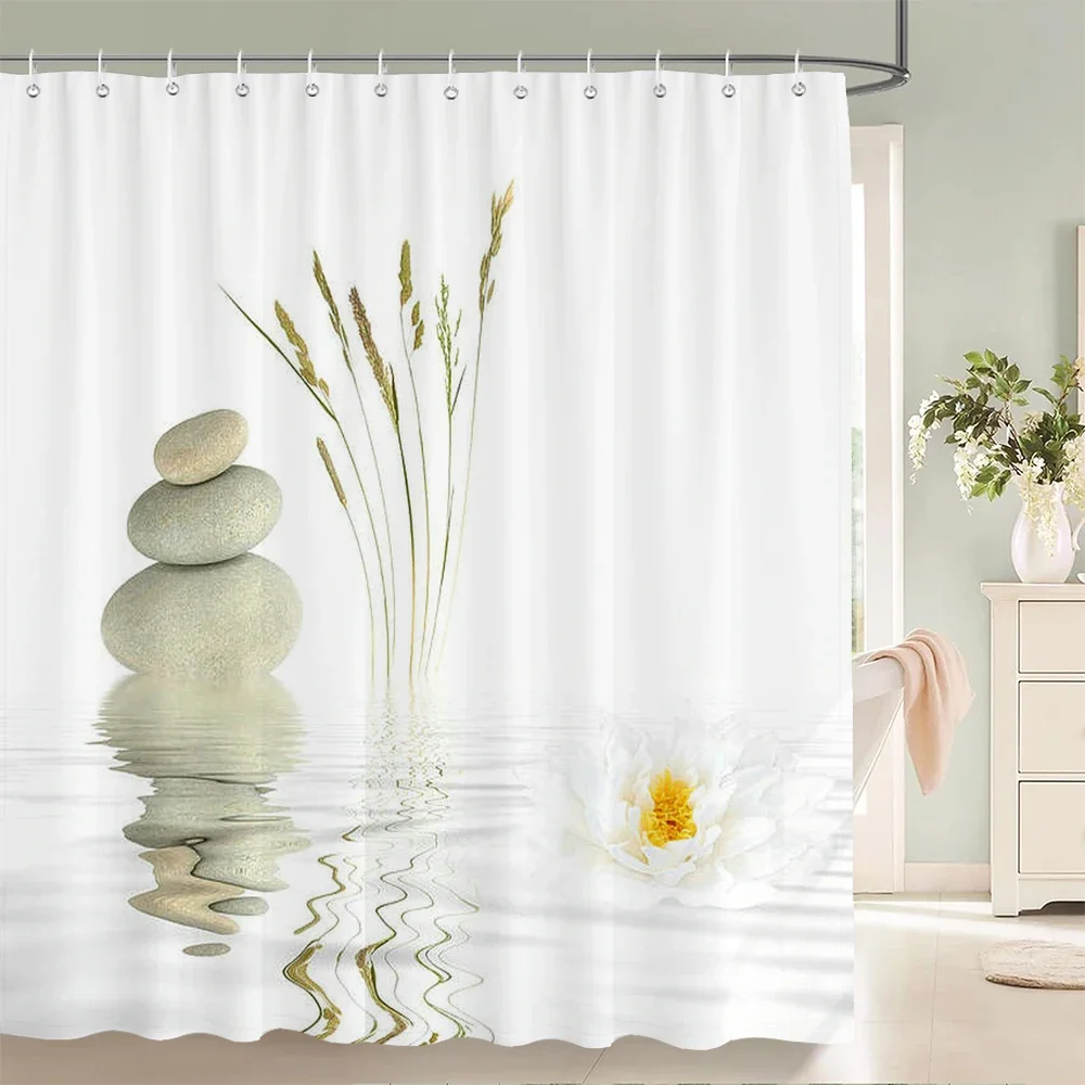 

Зелёная бамбуковая занавеска для душа 3D Print 180*200 см