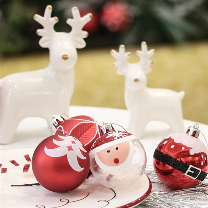 

9 шт. украшения в виде рождественских шаров, подвеска на елку, рождественские украшения для дома, 2023, Новогодний подарок