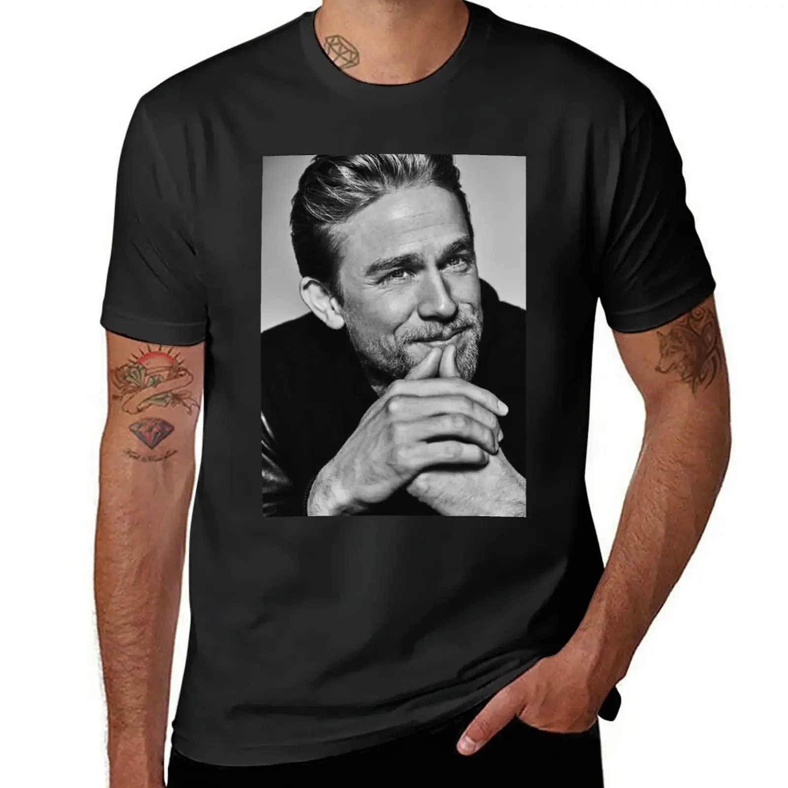 Футболка с принтом Чарли хуннама Аниме футболки блузка корейские модные