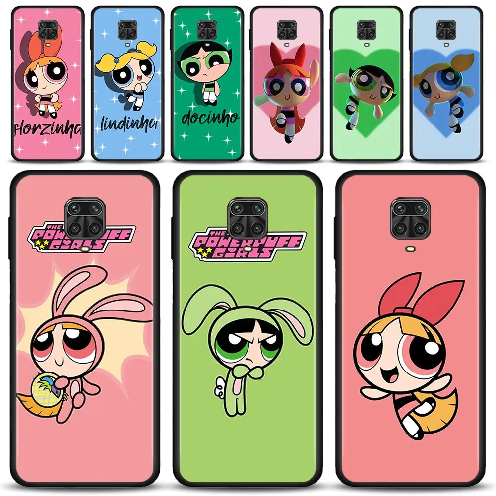 

Pink Green Blue Eyes Love Powerpuff Girls For Xiaomi Redmi Note 11S 11 10 8 Pro 8 8T 9 9T 9S 10 for Redmi K50 K40 10 9A 9 Case