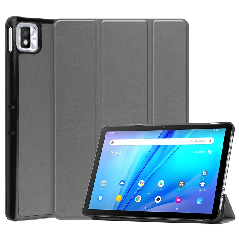 

Чехол для TCL TAB 10s 9080G 2021, тонкий Чехол из искусственной кожи с подставкой, защитный чехол для TCL 10 9081X 10,1 дюйма, 5G 2022, чехол для планшета