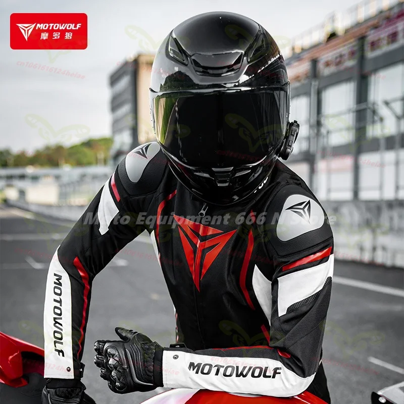Фото Мотокуртка MOTOWOLF: ветрозащитная, теплая, для активного отдыха, с защитой от падений, встроенными CE-сертифицированными элементами защиты и теплой внутренней подкладкой №4