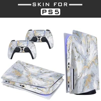 stone pattern skin sticker for ps5 standard disc edition decal cover for playstation 5 console controllers ps5 skin sticker