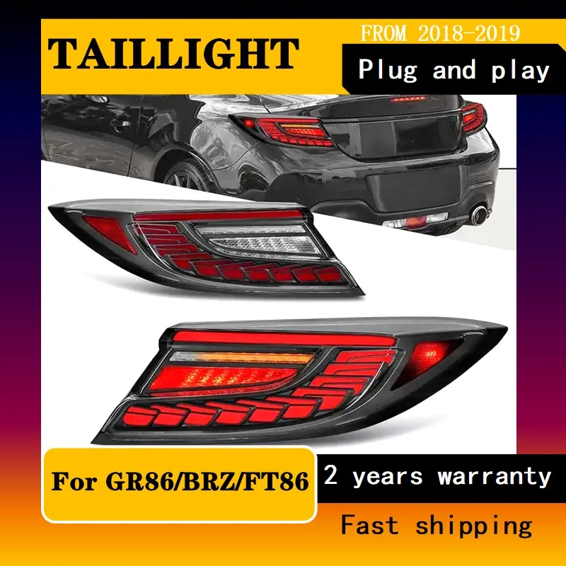 Стайлинг автомобиля для задних фонарей Toyota GR86 Задний фонарь 2022-2023 Subaru BRZ FT86
