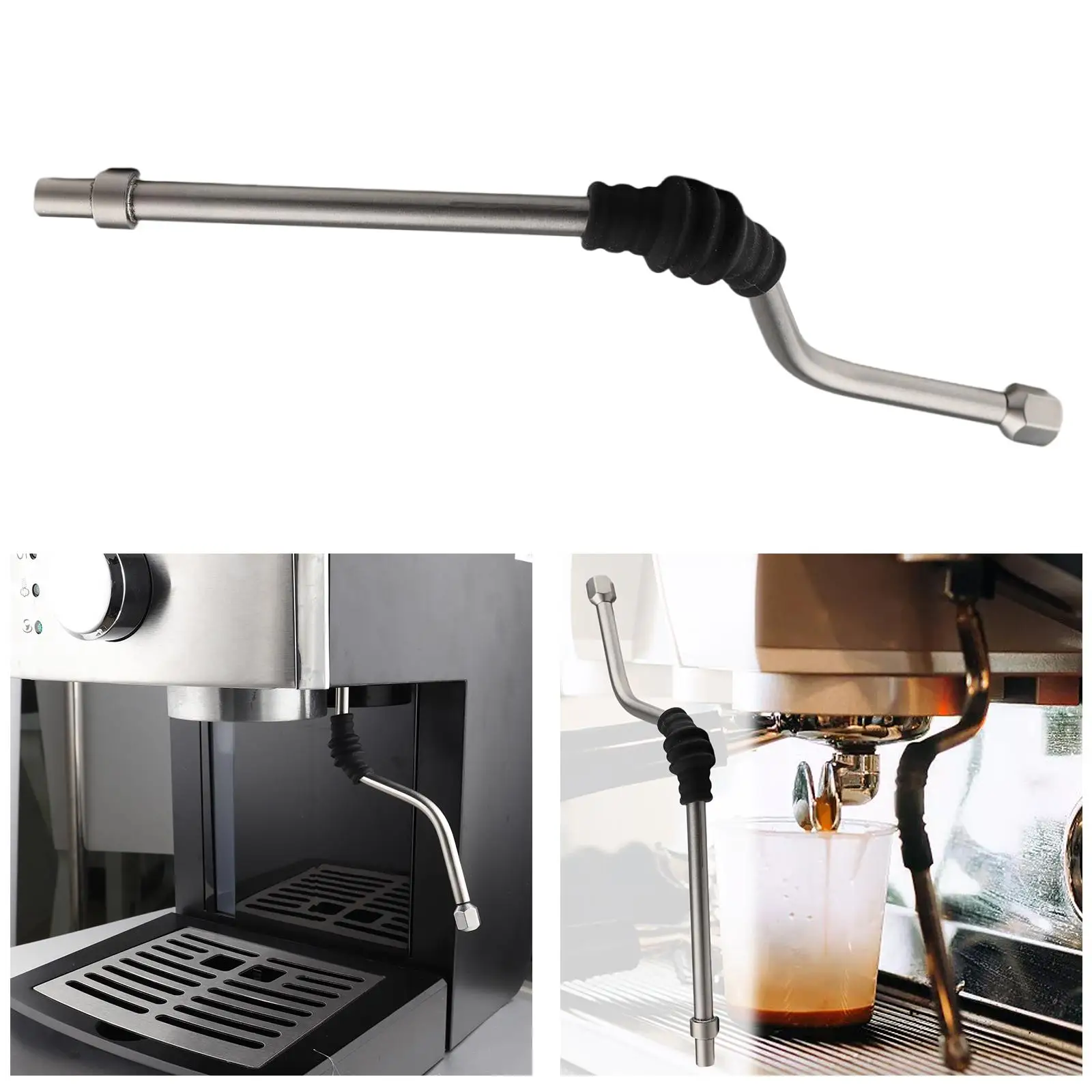Classic Steam Wand Replaces Tube Conversion Kit for Gaggia Viva Coffee Espresso Machine |
