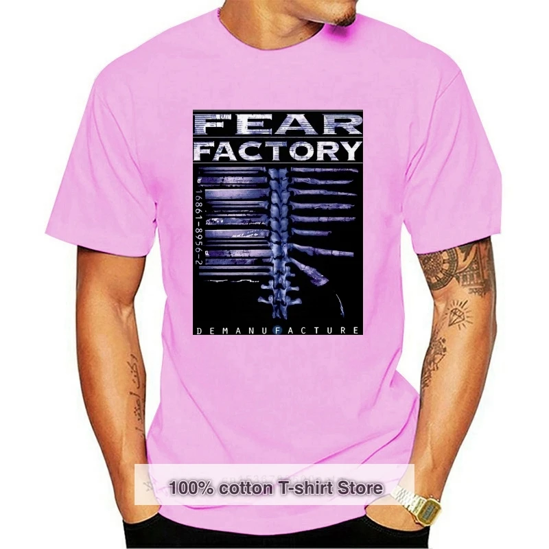 

Hsuail Men's Fear Factory Demanufacture Poster T-Shirt