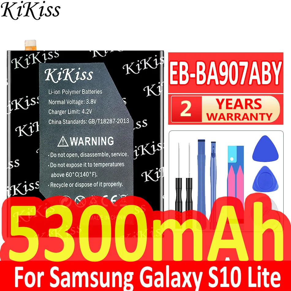 

Аккумулятор KiKiss для Samsung Galaxy S10 Lite S10Lite, 5300 мАч