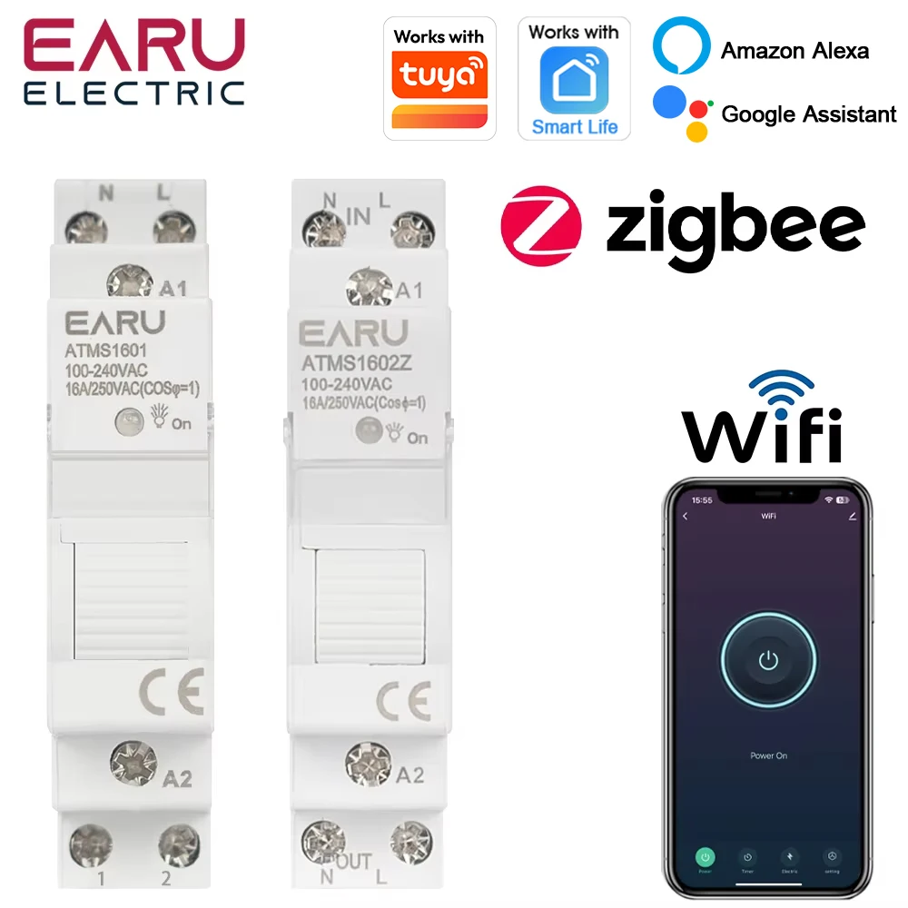 

EARUELECTRIC Автоматический выключатель Tuya Smart Life