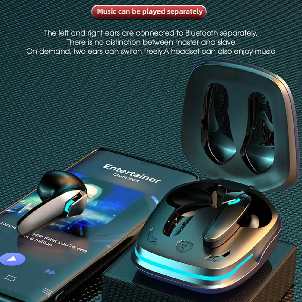 

Y68 Tws Bluetooth-compatible Wireless Earphone Enc Binaural Low Latency Noice Cancelling Game Headset