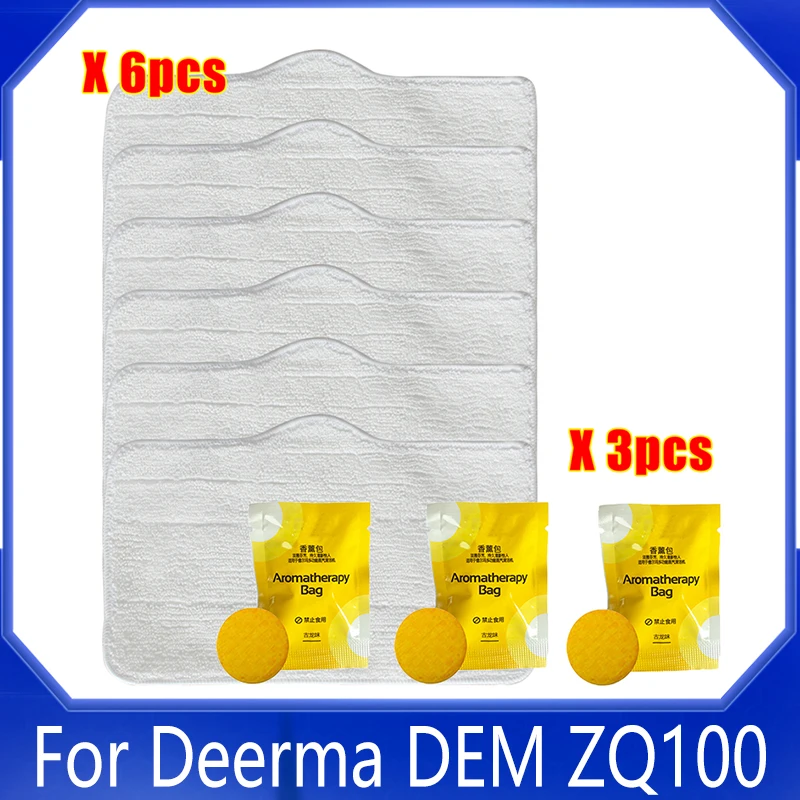 

Mop Clean Pads For XiaoMi Deerma DEM ZQ100 ZQ600 ZQ610 Handhold Steam Vacuum Cleaner Mop Cloth Rag Aromatherapy Bag Replacement