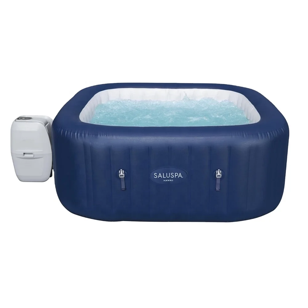 

60022 SaluSpa Hawaii AirJet Outdoor Swimming Pool Portable Inflatable Massage Bathtub SPA Pool Set