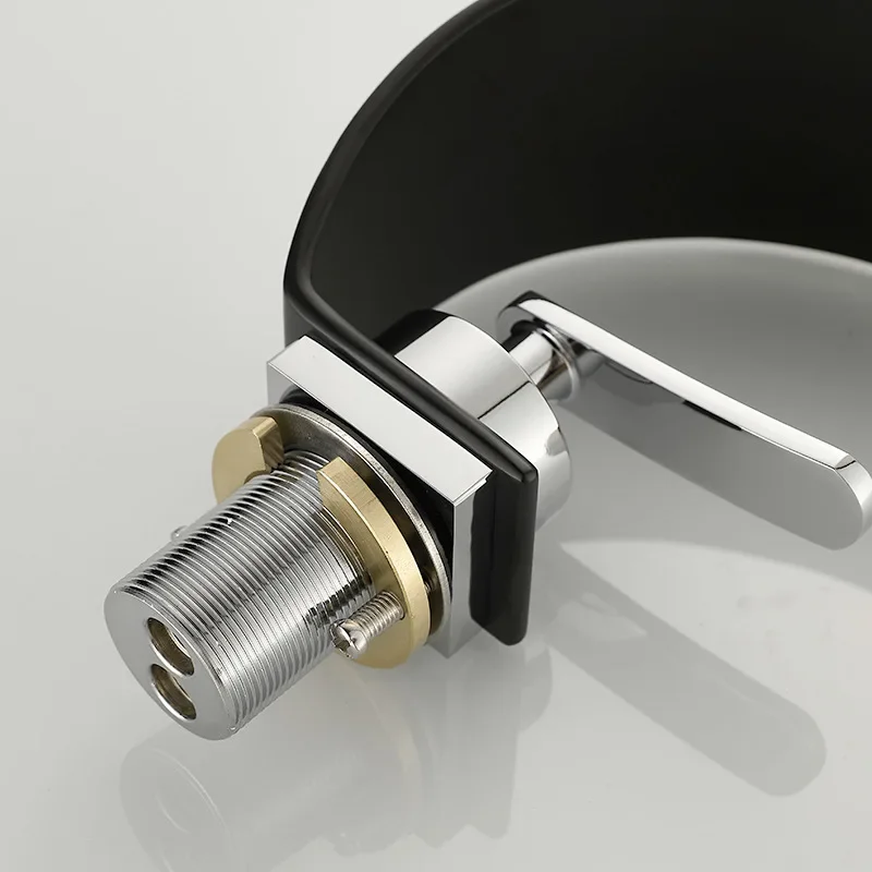 GEGVE Водопад Смесители для умывальника Смеситель раковины Горячая и холодная вода